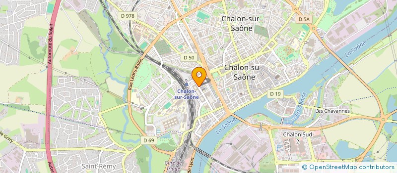 localisation de l'entreprise LE RELAIS VICTOR HUGO à CHALON-SUR-SAONE