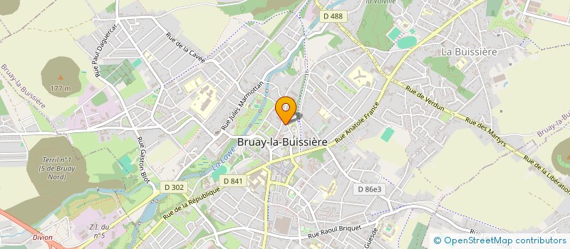 localisation de l'entreprise LE RELAX  BRUAY LA BUISSIERE