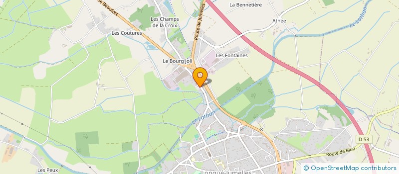 localisation de l'entreprise LE RELAX à LONGUE-JUMELLES
