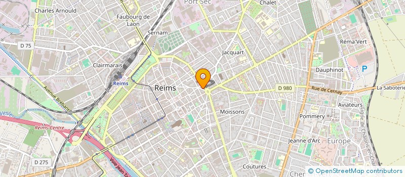 localisation de l'entreprise LE RELAX  REIMS