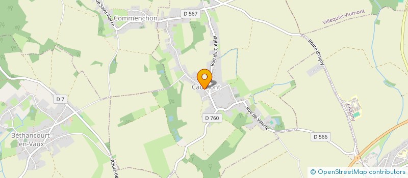 localisation de l'entreprise LE RELAYEUR  CAUMONT