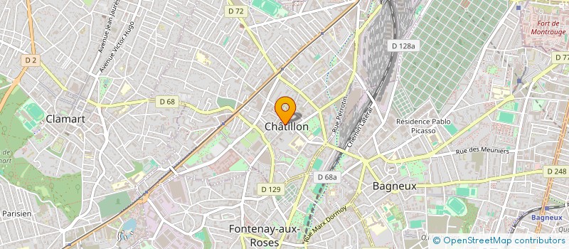 localisation de l'entreprise LE RELOOKING à CHATILLON