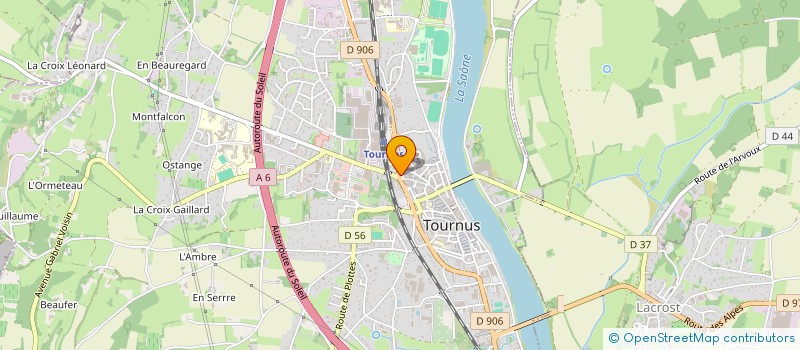 localisation de l'entreprise LE REMPART à TOURNUS