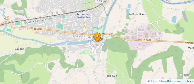 localisation de l'entreprise LE REMPART à TERRASSON-LAVILLEDIEU