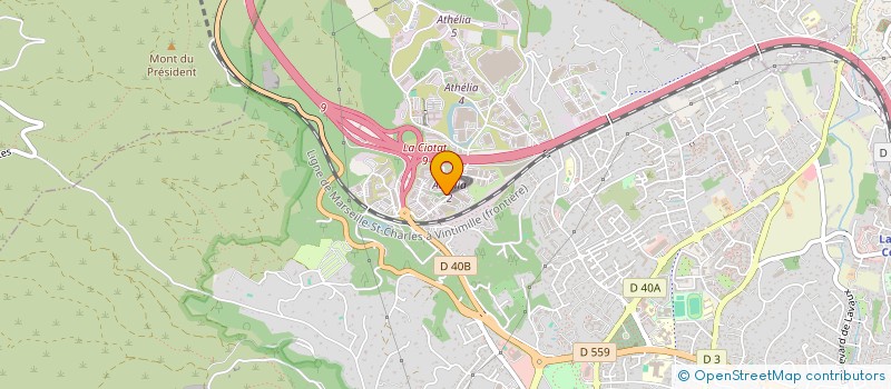 localisation de l'entreprise LE REMPART  LA CIOTAT