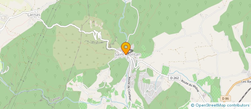 localisation de l'entreprise LE REMPART à SAINT-MONTAN