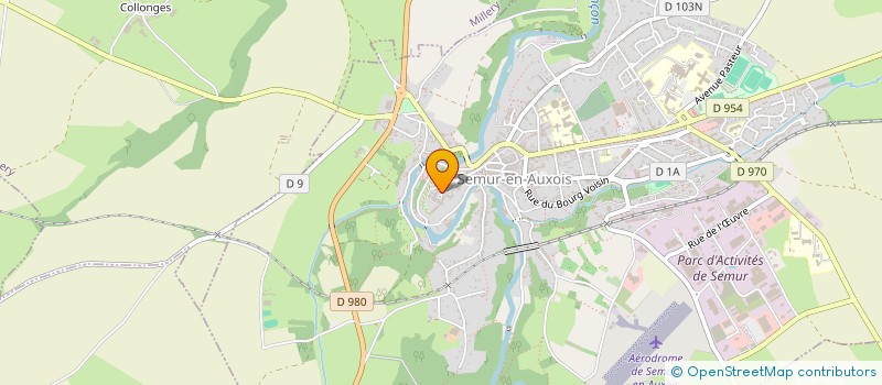 localisation de l'entreprise LE REMPART-SAINT BENOIT  SEMUR-EN-AUXOIS