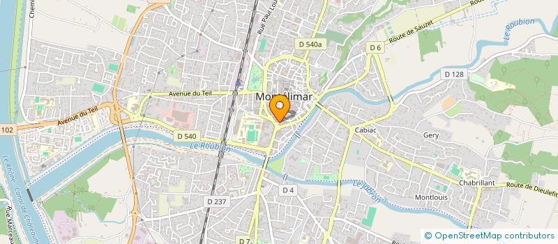 localisation de l'entreprise LE REMU  MONTELIMAR