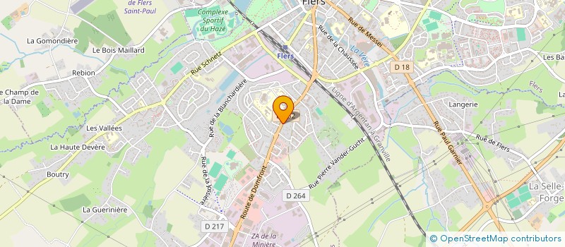 localisation de l'entreprise LE RENAISSANCE à FLERS
