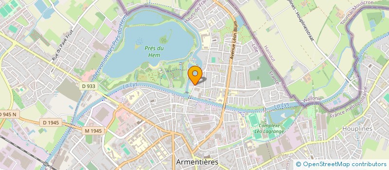 localisation de l'entreprise LE RENARD  ARMENTIERES