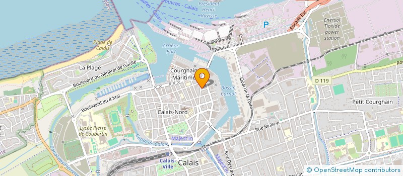 localisation de l'entreprise LE RENARD DU DESERT DU PAS DE CALAIS à CALAIS