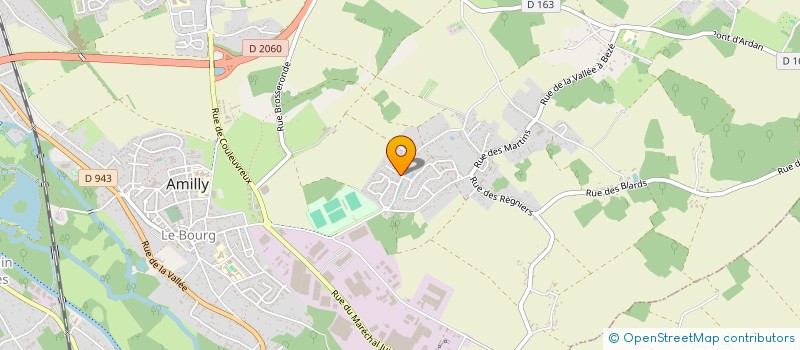 localisation de l'entreprise LE RENARD'EAU à AMILLY