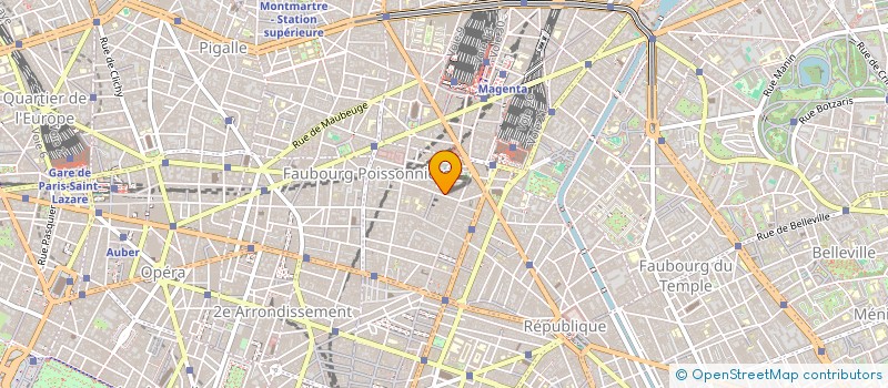 localisation de l'entreprise LE RENARD ET LA BELETTE  PARIS