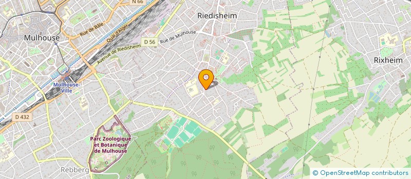 localisation de l'entreprise LE RENARD FICTIF  RIEDISHEIM