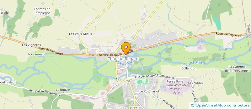 localisation de l'entreprise LE RENARDEAU à CHATEAU-RENARD