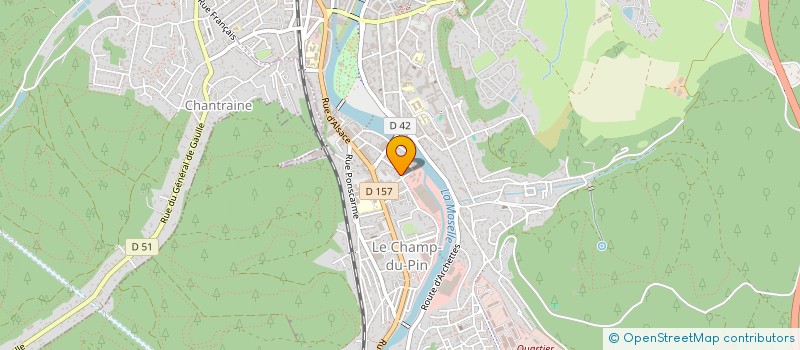 localisation de l'entreprise LE RENCARD à EPINAL