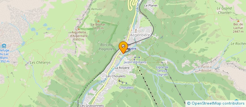 localisation de l'entreprise LE RENCARD à CHAMONIX-MONT-BLANC