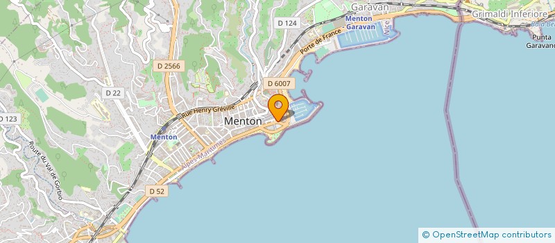 localisation de l'entreprise LE RENDEZ VOUS  MENTON