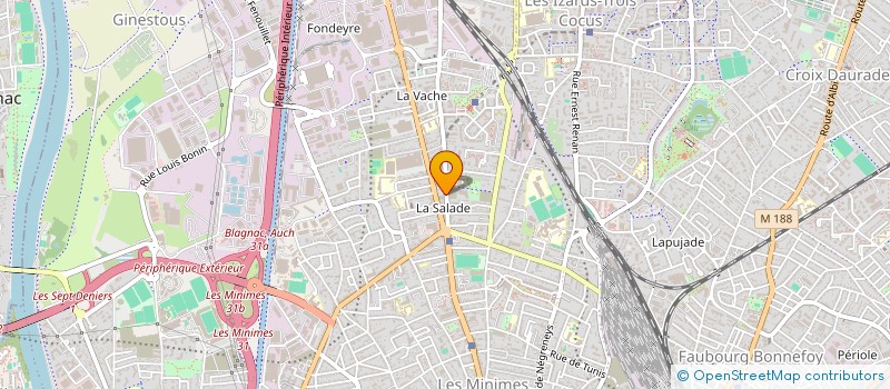 localisation de l'entreprise LE RENDEZ-VOUS  TOULOUSE