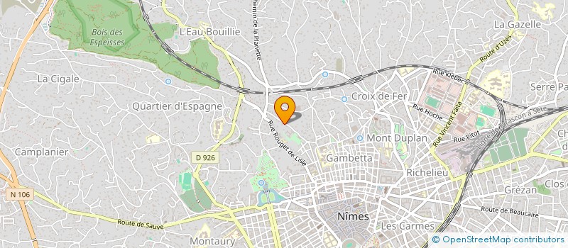 localisation de l'entreprise LE RENDEZ VOUS  NIMES