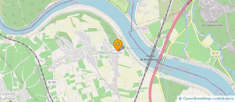 localisation de l'entreprise LE RENDEZ-VOUS  MONTFAUCON