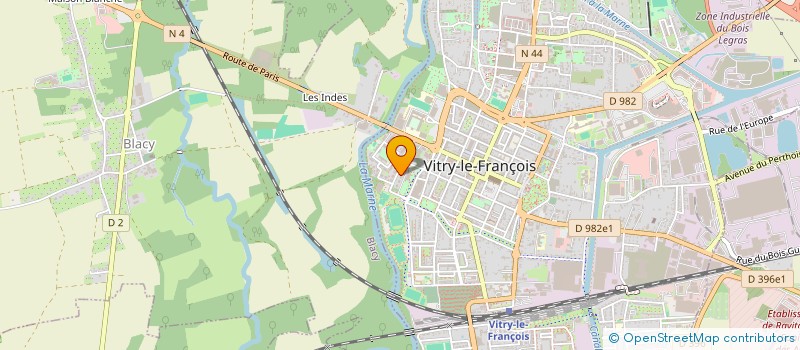 localisation de l'entreprise LE RENDEZ-VOUS  VITRY-LE-FRANCOIS