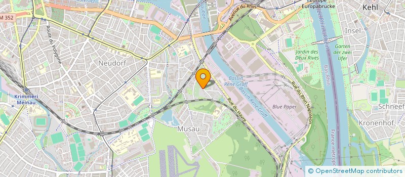 localisation de l'entreprise LE RENDEZ-VOUS AUTOMOBILE  STRASBOURG