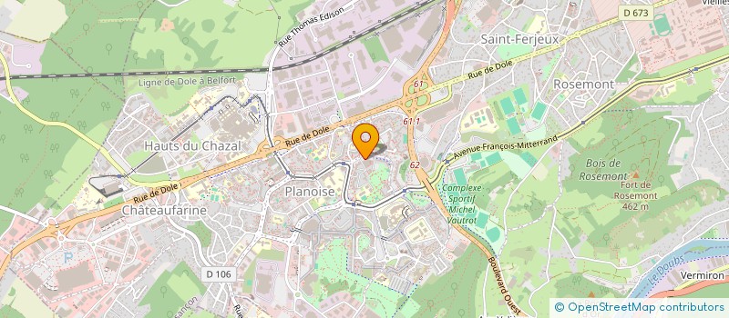 localisation de l'entreprise LE RENDEZ-VOUS DES AMIS à BESANCON