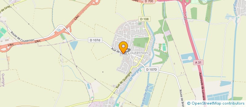 localisation de l'entreprise LE RENDEZ-VOUS DES CREPES  COUTERNON