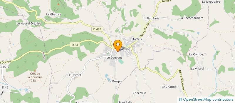 localisation de l'entreprise LE RENDEZ VOUS DES SAVEURS à DUERNE