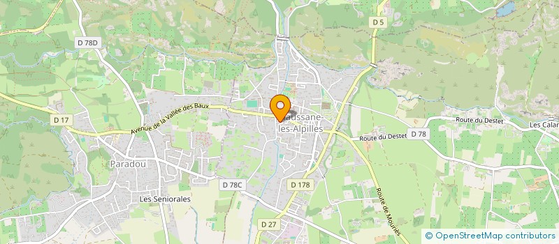 localisation de l'entreprise LE RENDEZ VOUS DES TOUT PETITS à MAUSSANE-LES-ALPILLES