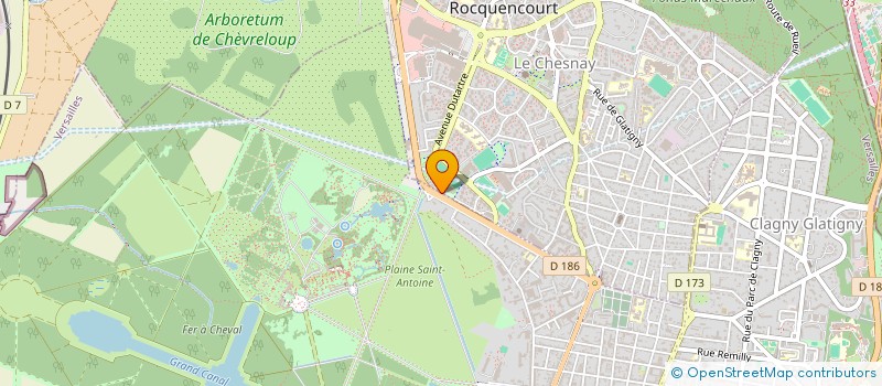 localisation de l'entreprise LE RENDEZ-VOUS ENCHANTE à LE CHESNAY-ROCQUENCOURT