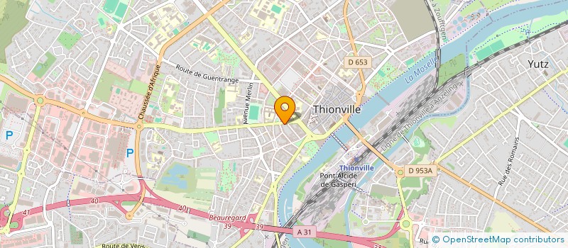 localisation de l'entreprise LE RENDEZ-VOUS GOURMAND  THIONVILLE