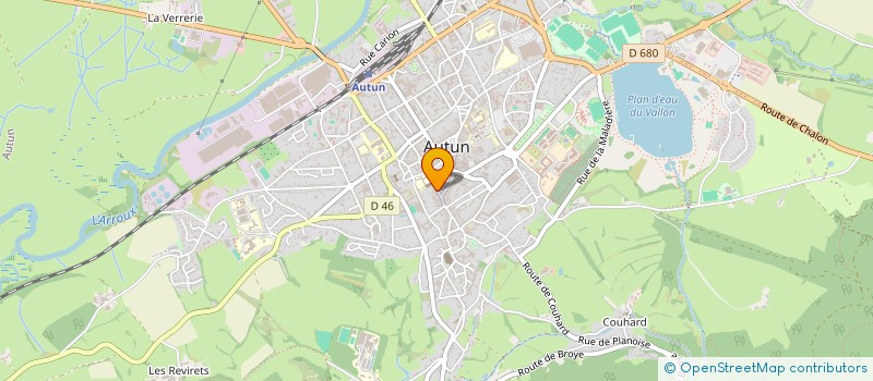 localisation de l'entreprise LE RENDEZ-VOUS NATURE ET BIO à AUTUN