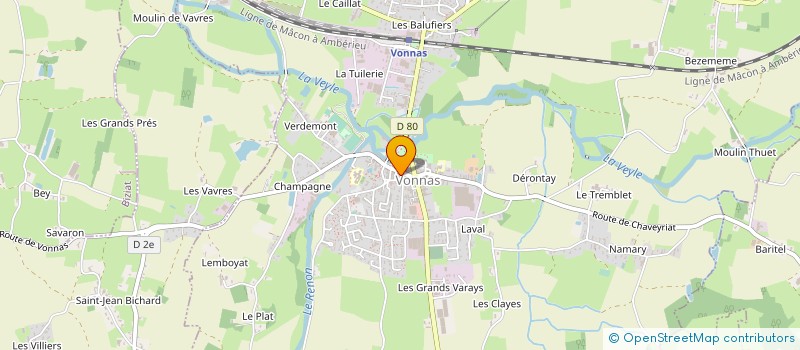 localisation de l'entreprise LE RENOM AGRICOLE à VONNAS