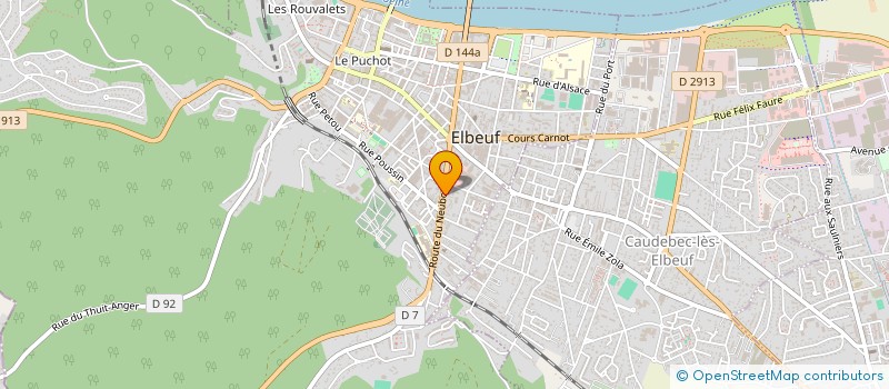 localisation de l'entreprise LE RENOUVEAU à ELBEUF