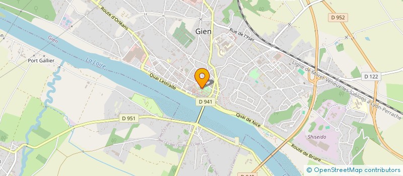 localisation de l'entreprise LE RENOUVEAU à GIEN