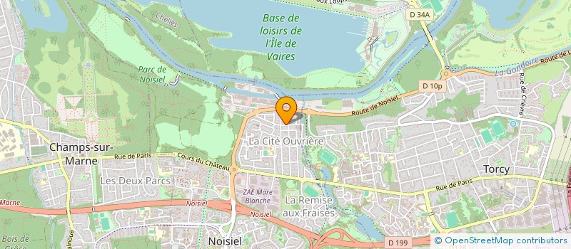 localisation de l'entreprise LE RENOUVEAU  NOISIEL