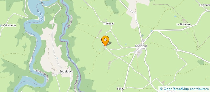 localisation de l'entreprise LE RENOUVEAU  MAZIRAT