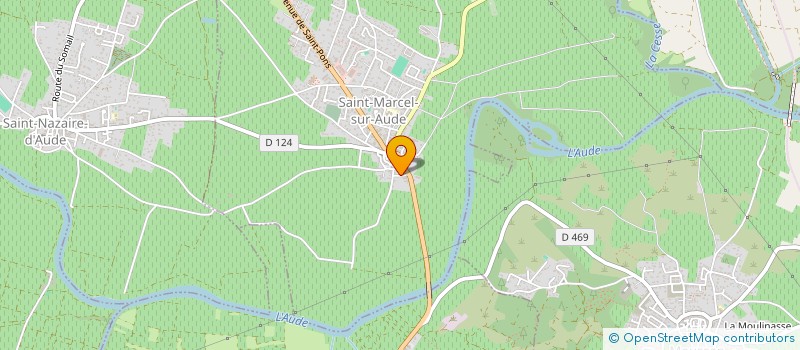 localisation de l'entreprise LE RENOUVEAU à SAINT-MARCEL-SUR-AUDE