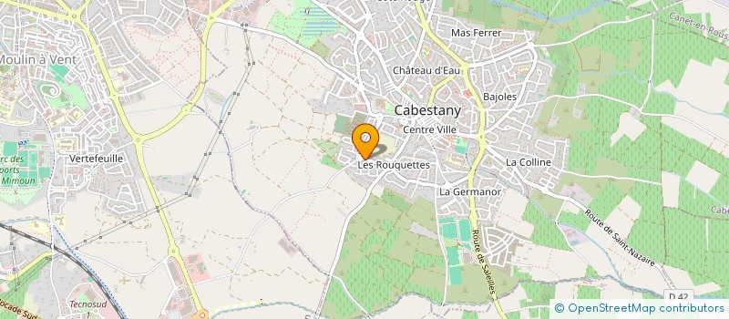 localisation de l'entreprise LE RENOUVEAU  CABESTANY