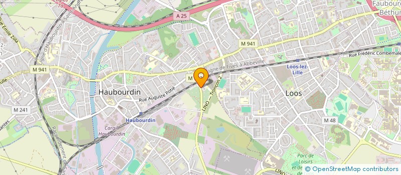 localisation de l'entreprise LE RENOUVEAU  HAUBOURDIN