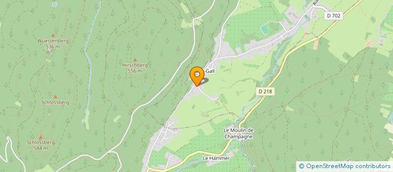 localisation de l'entreprise LE RENOUVEAU  THAL-MARMOUTIER