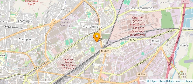 localisation de l'entreprise LE RENOUVEAU AU FIL DE LA TIRETAINE  CLERMONT-FERRAND