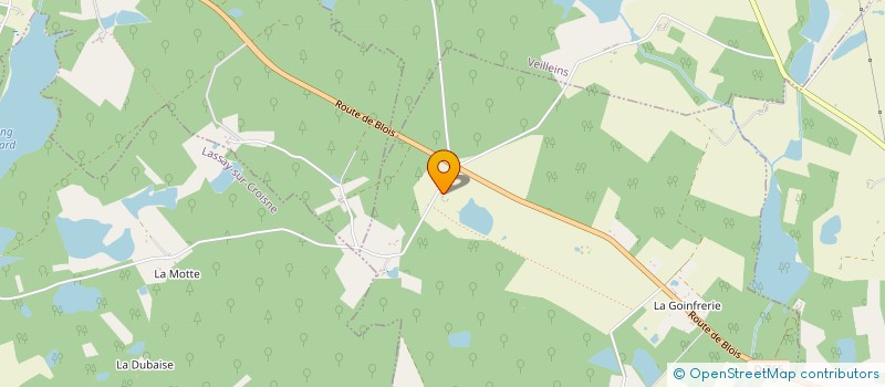 localisation de l'entreprise LE RENOUVEAU CHEMEROIS  PRUNIERS-EN-SOLOGNE