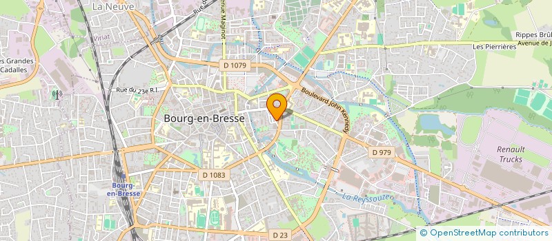 localisation de l'entreprise LE REP'R à BOURG-EN-BRESSE
