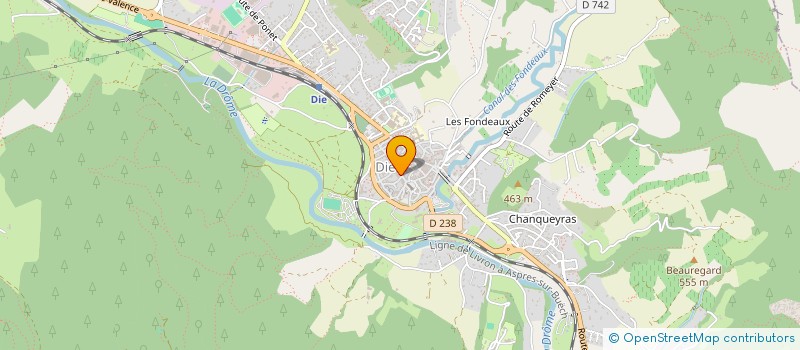 localisation de l'entreprise LE REPAIR à DIE