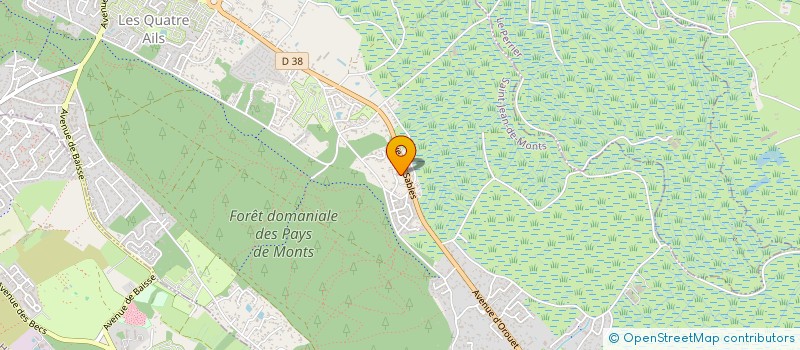 localisation de l'entreprise LE REPAIR'AUTO  SAINT-JEAN-DE-MONTS