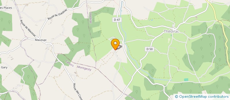 localisation de l'entreprise LE REPAIRE  THEDIRAC