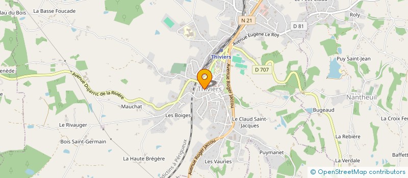 localisation de l'entreprise LE REPAIRE  THIVIERS